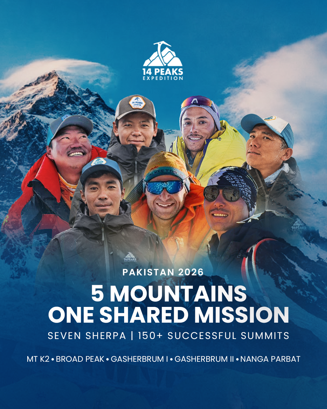 5 Mountains, One Shared Mission: Inside the Powerhouse Team Leading the Pakistan 2026 Campaign