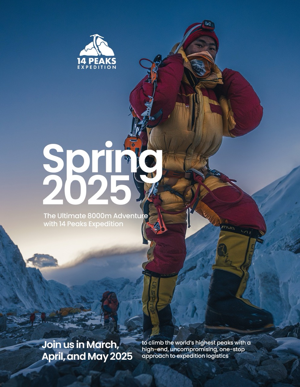 Spring 2025: The Ultimate 8000m Adventure with 14 Peaks Expedition