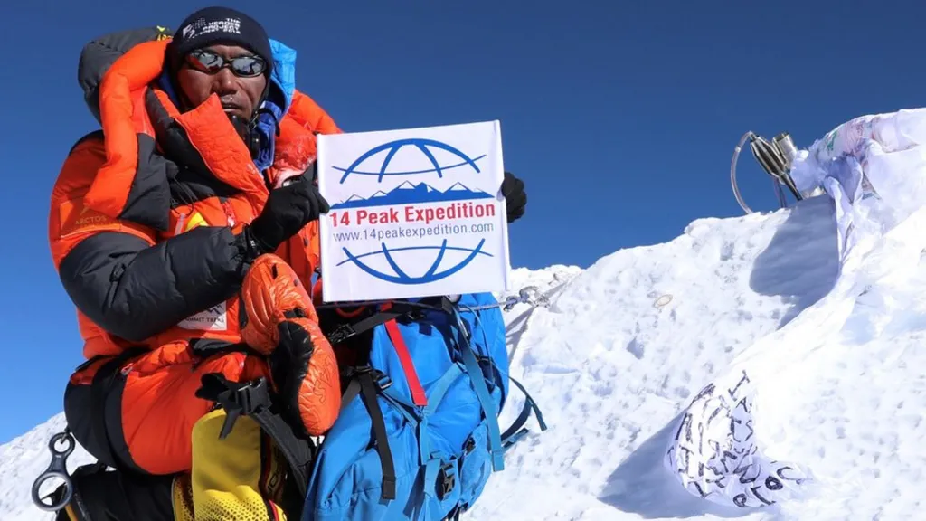 Sherpa climbs Everest twice in a week, setting record 24 ascents