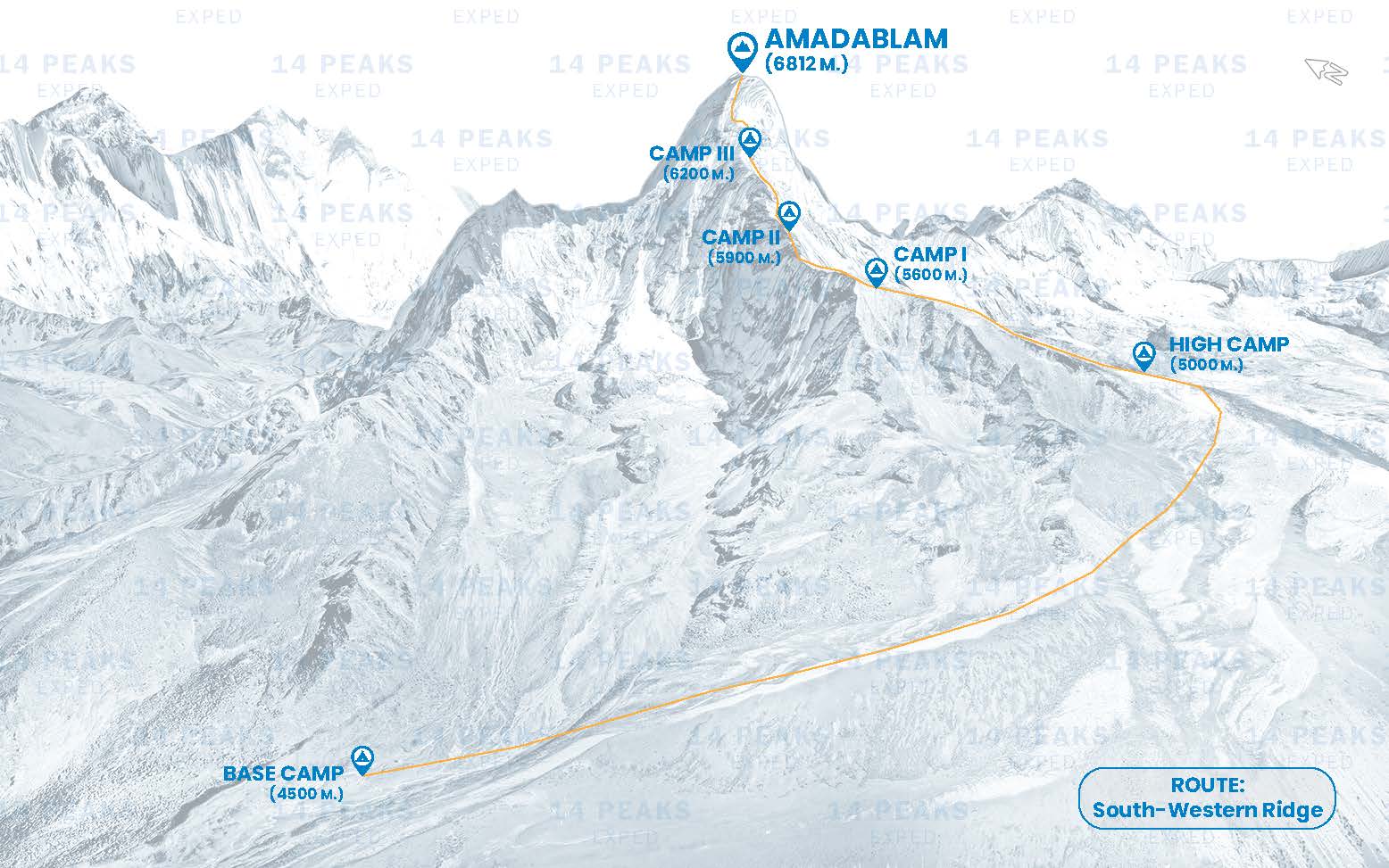 Itinerary Mt. Ama Dablam Expedition Spring - 2025